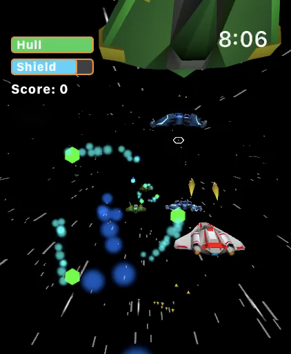 Vector Wing early gameplay screenshot