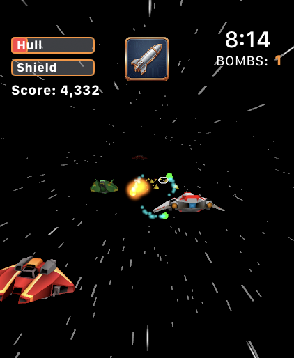 Vector Wing early gameplay screenshot