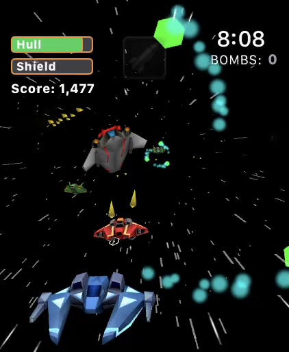 Vector Wing early gameplay screenshot